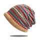 thumbnail image 1 of Gorro de otoño e invierno, gorro de terciopelo a la moda, gorro de cuello a prueba de viento, protección para las orejas, gorro cálido, gorro de pelo con estampado estampado, 1 of 3