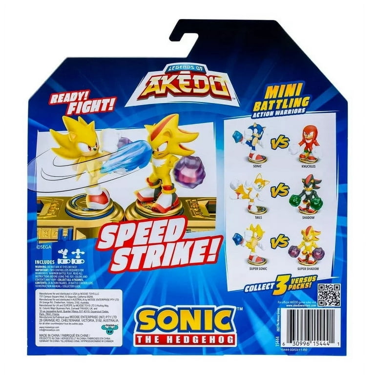 Legends of Akedo x Sonic vs Super Shadow Mini Figure Set Toy