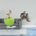 thumbnail image 2 of Figuras de cerámica y búho, estatua decorativa, obra de arte de simulación para decoración del hogar, escultura para sala de estar, oficina, estudio,, 2 of 8