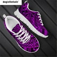 thumbnail image 1 of Zapatillas Doginthehole para mujer, de malla transpirable, estilo polinesio, con cordones, para senderismo, correr, moda de verano., 1 of 6