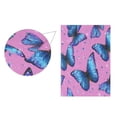 thumbnail image 3 of Birthday Party Garden Flags Outdoor Patio Decoration Flags 28x40in Blue Morpho Butterflies, 3 of 6