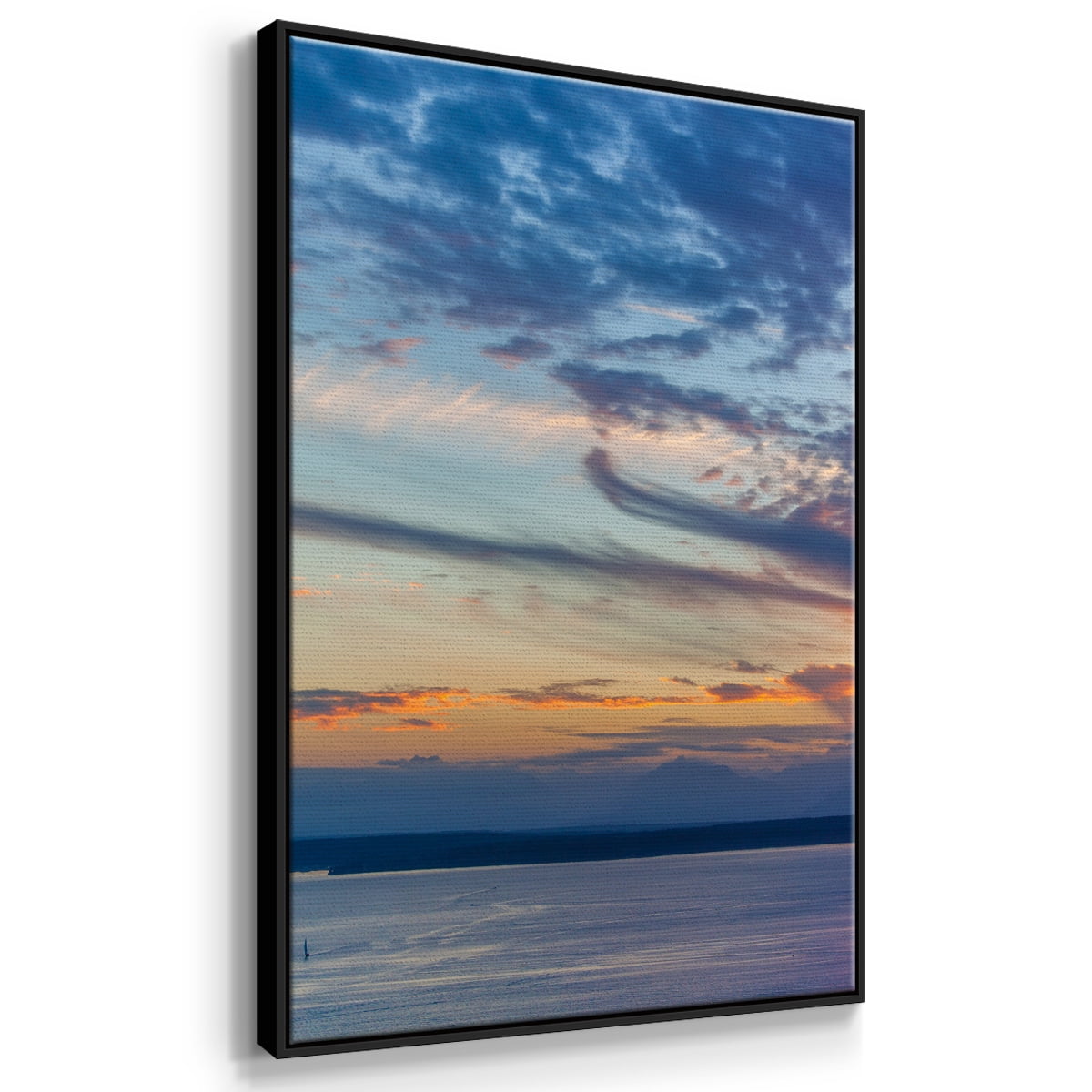 Cloud Variations Framed Premium Gallery Wrapped Canvas - Ready to Hang