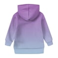 thumbnail image 4 of TQWQT Hoodies for Teen Girls Long Sleeve Kids Preppy Clothes Size 10-12 Hooded Gradient Pullover Top Oversized Cute Sweatshirts 11-12 Years, 4 of 5