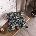 thumbnail image 5 of KLL Watercolor Floral Decorative Throw Pillow Covers Velvet Soft for Couch Sofa Bedroom Living Room Outdoor (No pillow core)- 18"x18", 5 of 5