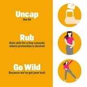 Anti Monkey Butt Anti Chafing Stick, Friction Fighter with Shea Butter and Almond Oil, 1.7oz