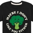 thumbnail image 3 of Instant Message - Broccoli - Maybe I Don't Like You Either - Toddler & Youth Short Sleeve Graphic T-Shirt, 3 of 6