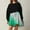 Mint Green, variant on Free Shipping Sweatshirt Dresses For Women 2024 Tie Dye/Plaid/Striped Pleated Hem Pullover Tops Long Sleeve Crewneck Gradient Sweatshirt Dress