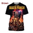 thumbnail image 4 of Hot Pop Band Five Fingers Death Fist 3D Printed T-shirt Fashion Men's Hip Hop Harajuku Unisex Oversized Crew Neck T-shirt Top, 4 of 5