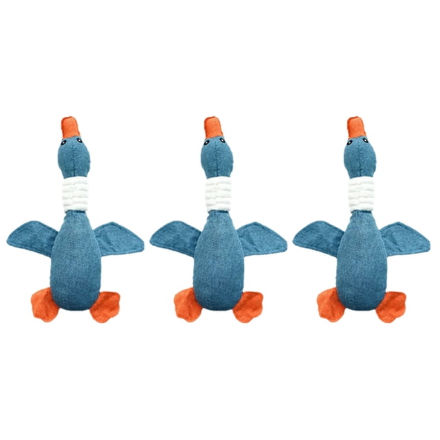 Juguete para Mascotas, Ganso, Perro, Masticable, Sonido, Rechinamiento, Limpiador de Dientes, Suministros para Mascotas, Perro, , Azul
