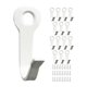 thumbnail image 5 of 15 ganchos de pared de hierro resistentes con clavos, multiusos, ahorran espacio. Blanco, 5 of 9