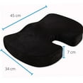 thumbnail image 4 of LivingComfort Coccyx Orthopedic Memory Foam Seat Cushion for Back, Sciatica and Tailbone Pain Relief, 4 of 5