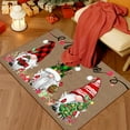 thumbnail image 5 of 1pc Polyester Christmas Gnome Welcome Doormat - Cute Gnome House Pattern, Non-Slip & Washable, Perfect for Home & Christmas Decoration or Gift, 5 of 13