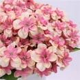 thumbnail image 3 of 1 Bouquet Artificial Hydrangea Flower Decoración De - champán, tal se describe Rosado, 3 of 9