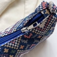 thumbnail image 2 of Bolso de mano bohemio para mujer cadena gruesa Hippie gótico para axila (azul), 2 of 9