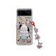 thumbnail image 1 of Sanrio Pochacco-funda de teléfono transparente para Samsung Galaxy Z Flip 3 4 5G ZFlip3 ZFlip4 Flip3 Flip4 Fivean unisex, 1 of 2