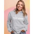 thumbnail image 2 of Tstars Women's Graphic Hoodie - Funny Saying Pullover - Casual Gift for Teens - Size 2XL - Grey, 2 of 7