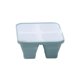 thumbnail image 1 of Cubo de hielo cuadrado plegable de silicona, molde para Chocolate, pudín de pastel, fácil de quitar bandeja de hielo, 4/6/8 agujeros, 1 of 4