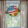 thumbnail image 5 of American Flag Stained Glass Window Hanging Suncatcher Stained Glass Suncatcher Acrylic Handmade Window Hangings Colored Glass Suncatcher Wall Art Home Decor Gift for Women Mother's Day, 5 of 5