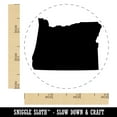 thumbnail image 2 of Oregon State Silhouette Self-Inking Rubber Stamp Ink Stamper - Green Ink - Small 3/4 Inch, 2 of 7