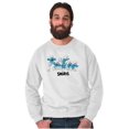 thumbnail image 4 of Smurfs Characters Retro Squad Goals Sweatshirt for Men or Women Brisco Brands X, 4 of 5
