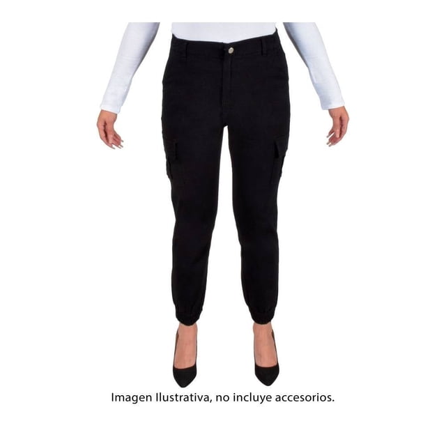 Pantalón George Talla EG Básico Negro