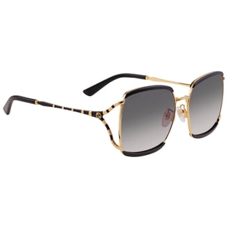 Dolce & Gabbana DG 2293 02/7P Gold Metal Butterfly Sunglasses Gold Mirror Lens Dolce & Gabbana DG 2293 02/7P Gold Metal Butterfly  main image 3