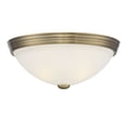 thumbnail image 3 of 2-Light Ceiling Light in Warm Brass, 3 of 4