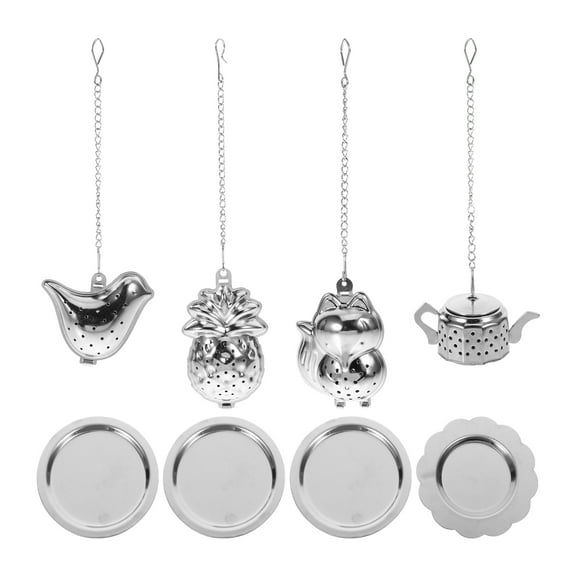 OFFIGAM 4Set Portable Tea Steeper Heat Resistant Tea Infusers for present Giving
