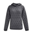 thumbnail image 4 of Women's Zip Up Hoodies Long Sleeve Solid Color Hooded Sweatshirt With Casual Style Pockets And Quilted Long Sleeved Top on Clearance!, 4 of 6