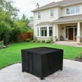 thumbnail image 7 of POMER Fire Pit Cover,Square Waterproof Firepit Cover for Outdoor Fire Table,Black - 30x30x25inch, 7 of 7