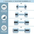 thumbnail image 3 of Haltères Ajustables Ensemble de Poids à Main en Poids Chaque lb lb lb lb Poids Ensemble d'Haltères pour Femmes Ajustement Rapide Ensemble d'Haltères pour Hommes Entraînement à Domicile Exercice d'Entraînement de Force, 3 of 8