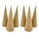 thumbnail image 1 of 6 conos de papel maché, con la base abierta para manualidades, ideales para decorar con forma de manos. Conos de cartón para pintar y adornar., 1 of 9