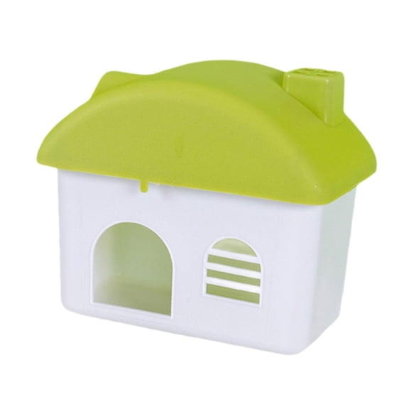 Fzaqwen Hamster Hide House Cage Small Animal Habitat for Dwarf Hamsters Rat Hedgehog Green