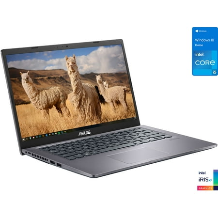 ASUS VivoBook F Series Laptop, 14" FHD Display, Intel Core i5-1135G7 Upto 4.2GHz, 8GB RAM, 256GB NVMe SSD, HDMI, Card Reader, Wi-Fi, Bluetooth, Windows 10 Home (F415EA-UB51)