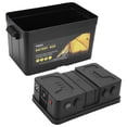 thumbnail image 1 of Heavy Duty Double Battery Box, Heavy Standard Box With Real-time Voltage Detection, Snap-in Battery Box With LED Light, Automotive And Marine Batteries,, 1 of 8