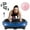 Blue, variant on BILLIE Vibration Plate Exercise Machine, Lymphatic Drainage Vibrating Platform w/ Resistance Bands & Pilates Ball, Full Body Workout Vibration Platform for Home Fitness