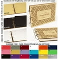 thumbnail image 7 of Darling Souvenir Personalized Engraved Laser Cut Wedding Guest Book Wooden Cover Sign-in Book Registry Guestbook Scrapbook-78, 7 of 7