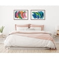 thumbnail image 7 of Kate and Laurel Sylvie Bright Abstract Framed Canvas Wall Art by Jessi Raulet of Ettavee, 23x33 Gold, Modern Colorful Brushstrokes Art for Wall, 7 of 7