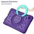 thumbnail image 3 of Rugged Case for Samsung Galaxy Tab A11+ 2025 SM-X230/A9+ 11 Inch 2023 SM-X210, TPU PC Heavy Duty Protective Cover with 360 Rotating Stand Shoulder Strap for Samsung Tab A11+/A9+ Plus,Purple, 3 of 9