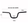 thumbnail image 3 of M-TYPE H-TYPE Riser HandleBar forBrompton 25.4x500MM 440mm bicycle handbar 460MM, 3 of 9