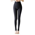 thumbnail image 3 of Gibobby Leggings Afelpados Mujer Medias cálidas para mujer, medias cálidas transparentes lana invierno para mujer, medias cálidas（Negro， 200G), 3 of 5