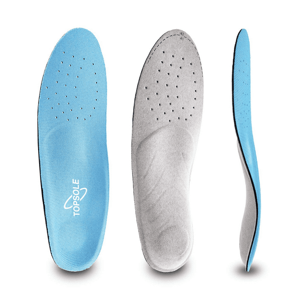 TOPSOLE Orthotic Metatarsal Insole Arch Support Inserts for Flat Feet ...