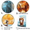 thumbnail image 3 of Designart "Summer Cocktail With Cold Coffee" Coffee & Tea Canvas Wall Art, 3 of 7