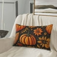thumbnail image 5 of Daiia Autumn Pumpkin Leaves Bedding Waterproof Pillow Protector Zippered Queen – Bed Bug Proof Pillow Encasement-20"x30", 5 of 6
