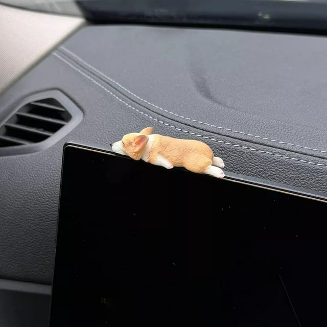 Cute Car Accessories Dog Car Rearview Accessories Suitable For Women And Girls Home Garden Decoration Christmas Decorations And Colorful Ornament Set Small Ornament And Ornament Christmas Ornament