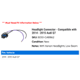 thumbnail image 2 of Headlight Connector - Compatible with 2014 - 2015 Audi Q7, 2 of 2