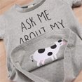 thumbnail image 5 of EnJoCho Kids Home Wear T Shirt Baby Ask Me About My Mo O Cow Toddler Baby Boys T Shirt Short Sleeves Summer Tops Child Boy Girl Trendy Tops For Summer 6-7 Years, 5 of 9