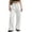 A489 White, variant on Dress Pants for Women Wide Leg Trousers High Waisted Pleated Business Casual Loose Fit Straight Leg Slacks Office Work Professional Outfits
