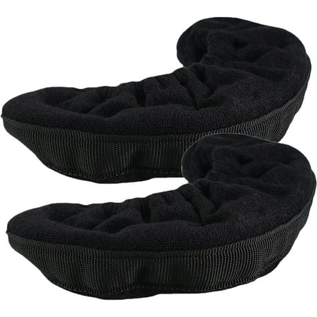 FOLOYORI Shoe Guards Ice Skating Black Ice Skate Shoes 2Pcs 13.8x2.7in