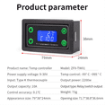 thumbnail image 2 of Tuya WIFI High Temperature Controller Digital Programmable Thermostat K-Type Thermocouple -99-999 Degrees ZFX-TW01, 2 of 5